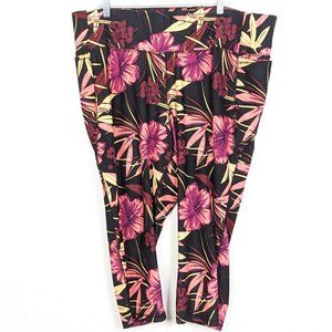 Lane Bryant Livi Floral Capri Leggings
